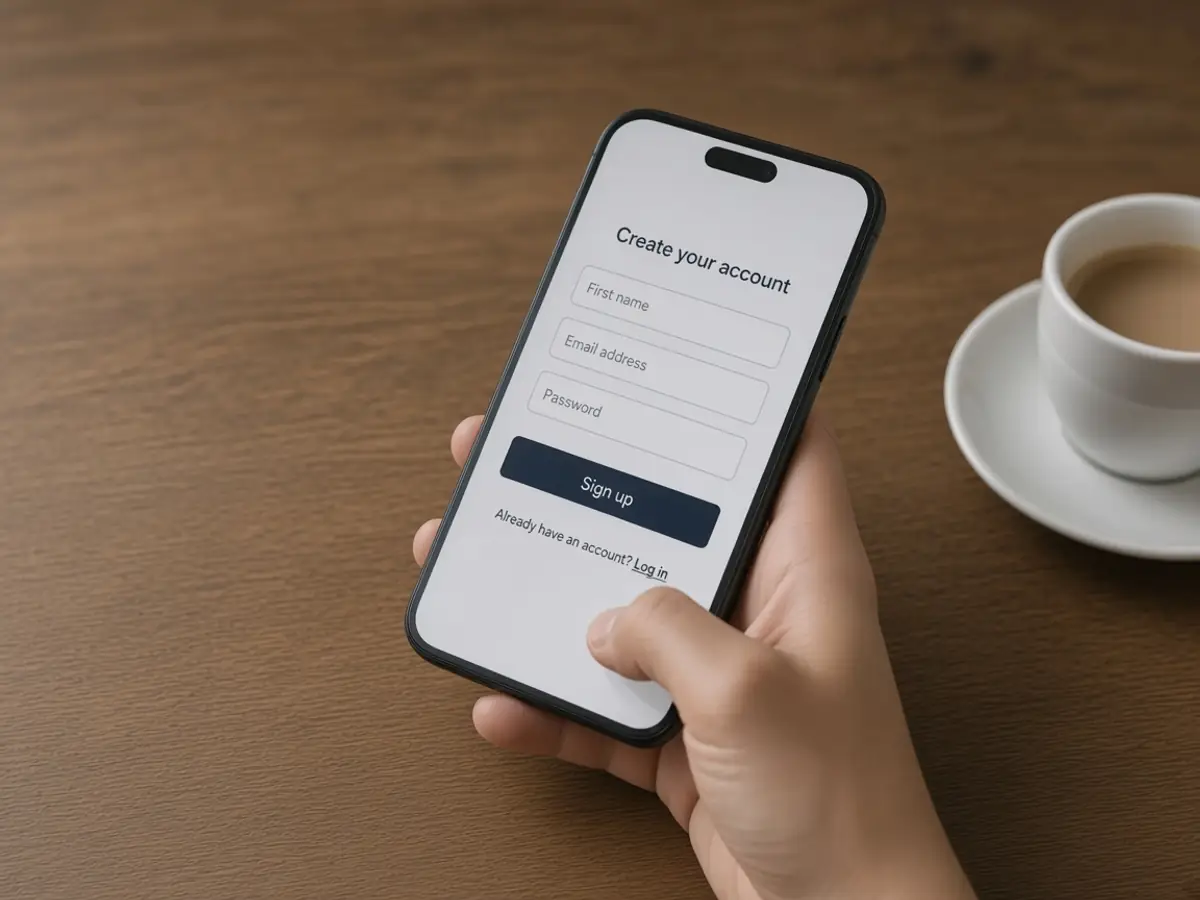 Create your account