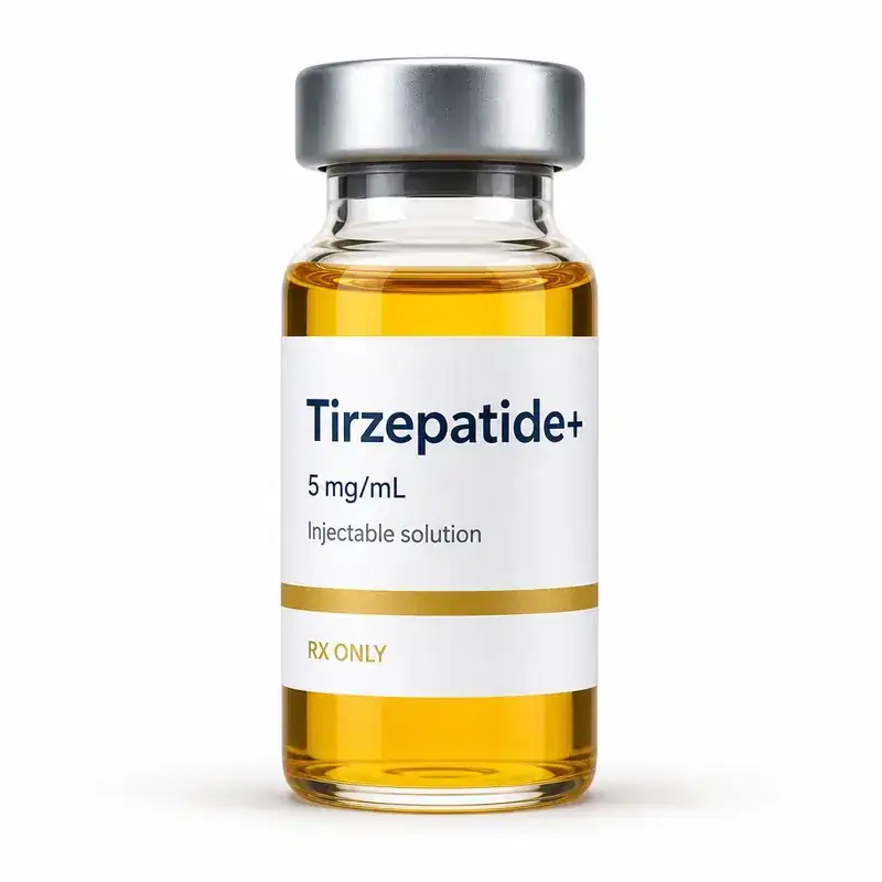 Tirzepatide 5 mg/mL Injectable solution, RX ONLY
